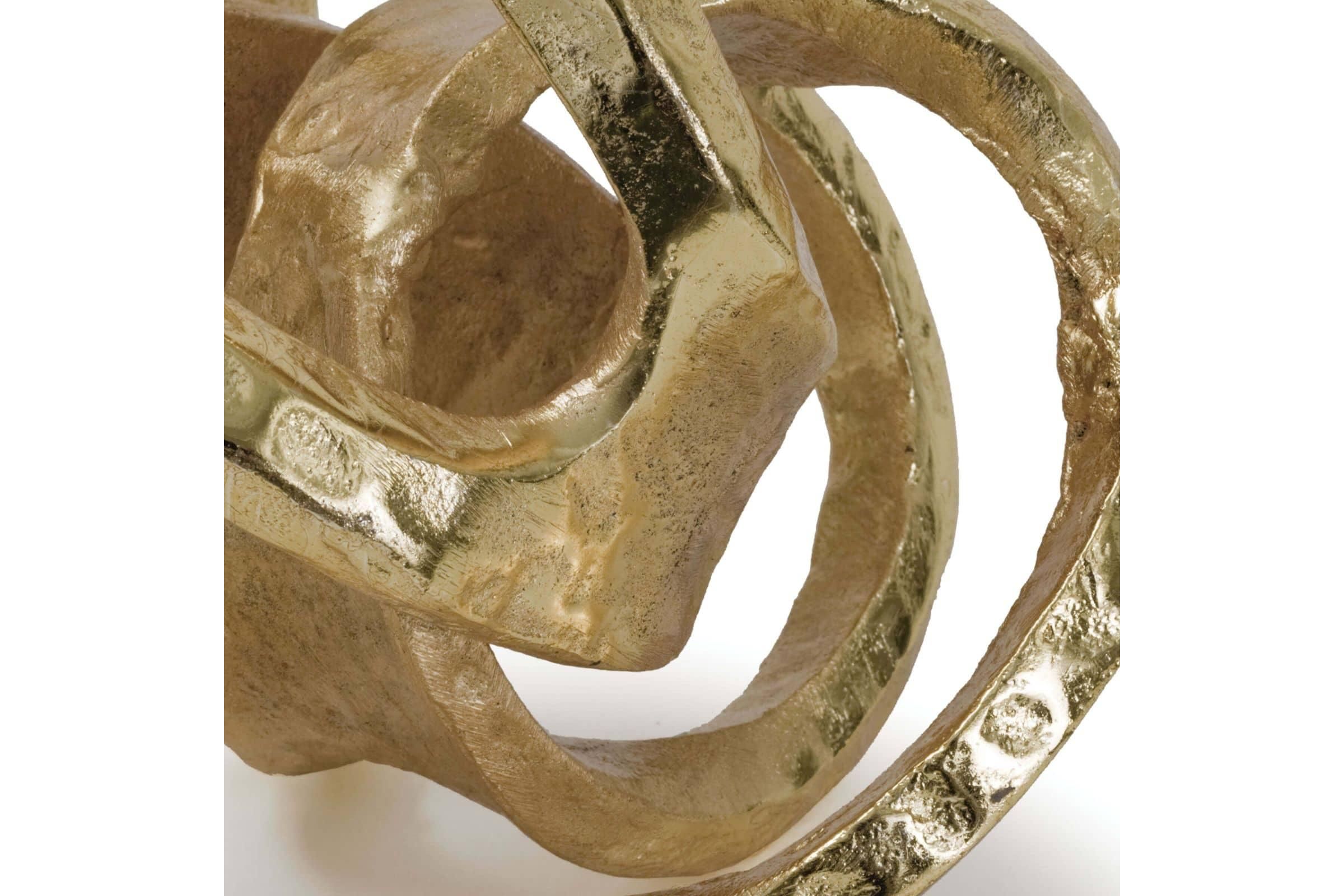 Gold Metal Knot by Regina Andrew