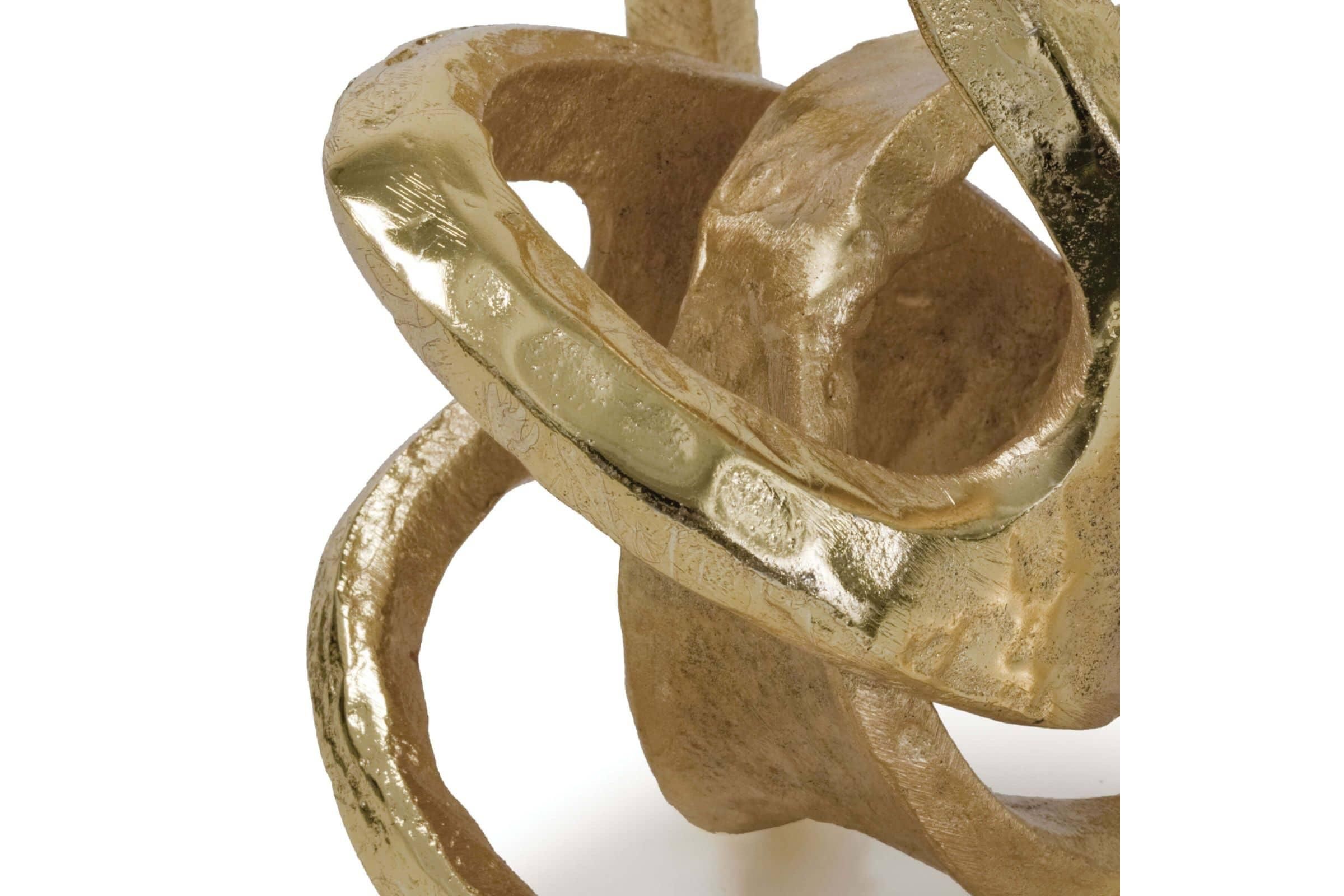 Gold Metal Knot by Regina Andrew