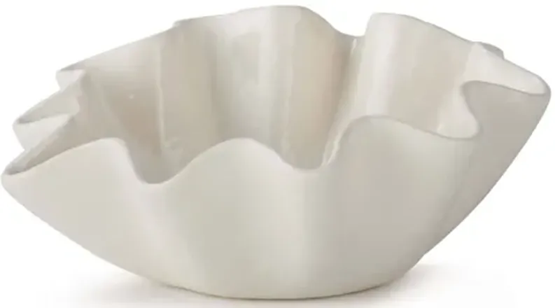 Ruffle Medium Ceramic Bowl by Regina Andrew