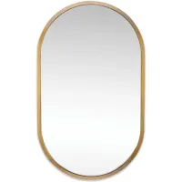 Canal Natural Brass Mirror by Regina Andrew
