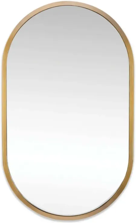 Canal Natural Brass Mirror by Regina Andrew