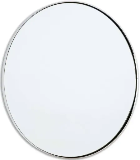 Rowen Polished Nickel Mirror by Regina Andrew