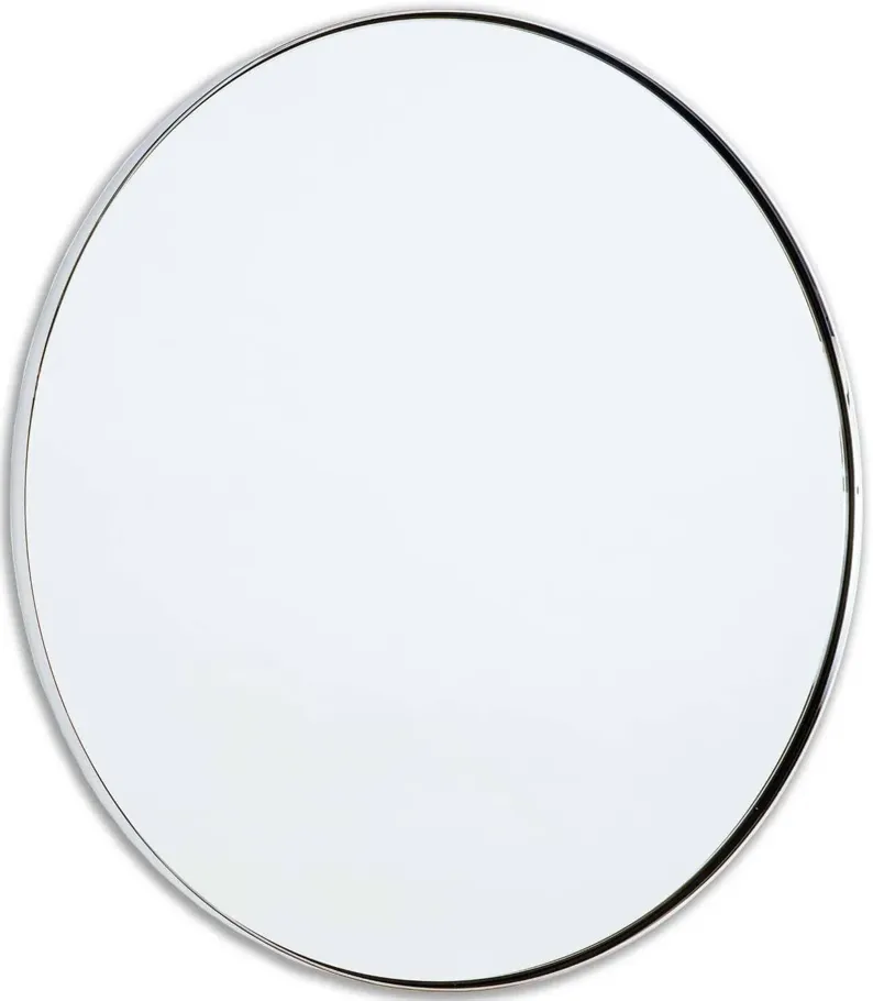 Rowen Polished Nickel Mirror by Regina Andrew