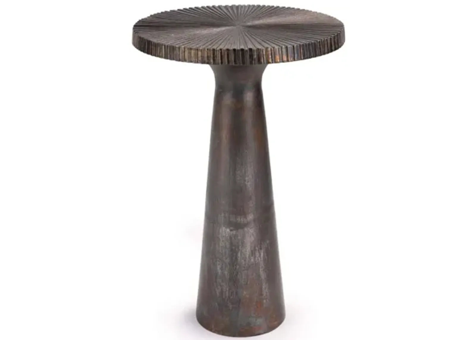 Ellis Blackened Zinc Table by Regina Andrew