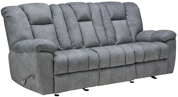 Boyne Pebble Reclining Glider Sofa with Drop Down Table