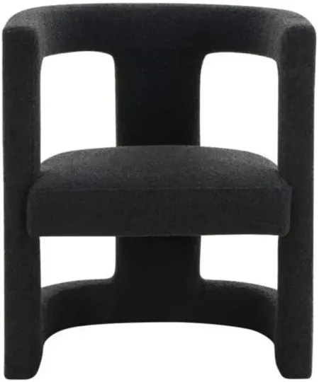 Ada Black Boucle Chair