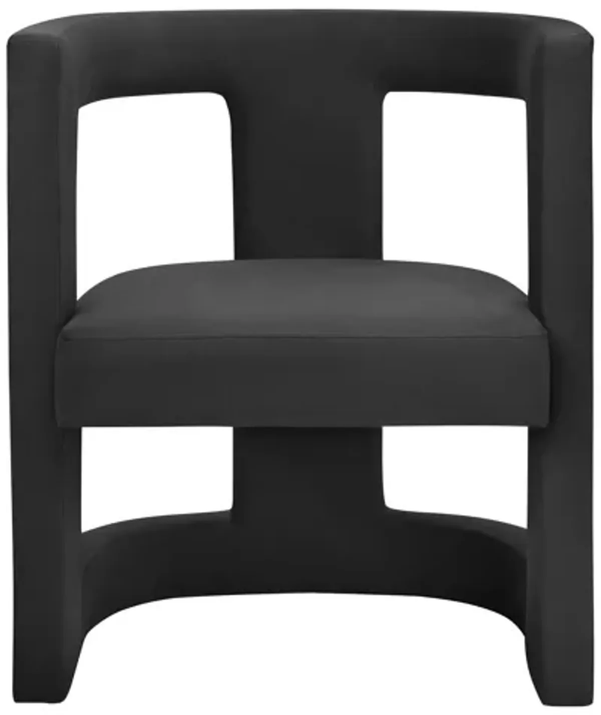 Ada Black Velvet Chair