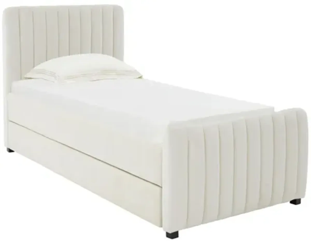 Angela Cream Trundle in Twin