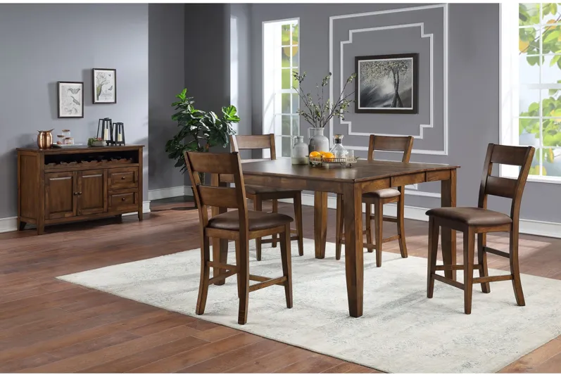 Mango Gathering Table + 4 Stools