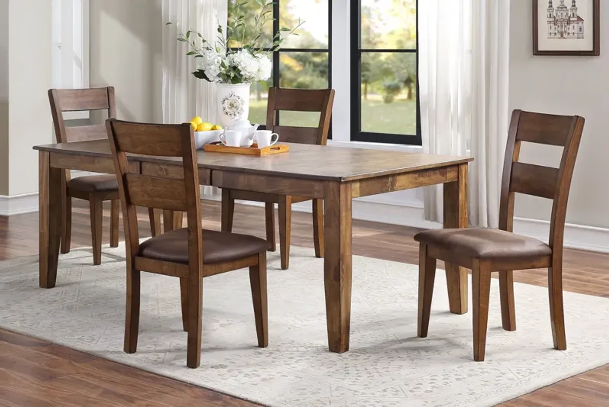 Mango Table + 4 Chairs