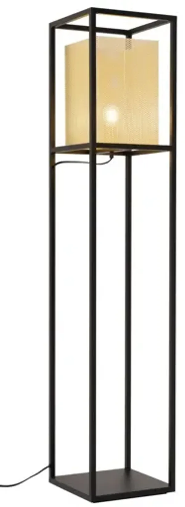Yves Floor Lamp Gold & Black