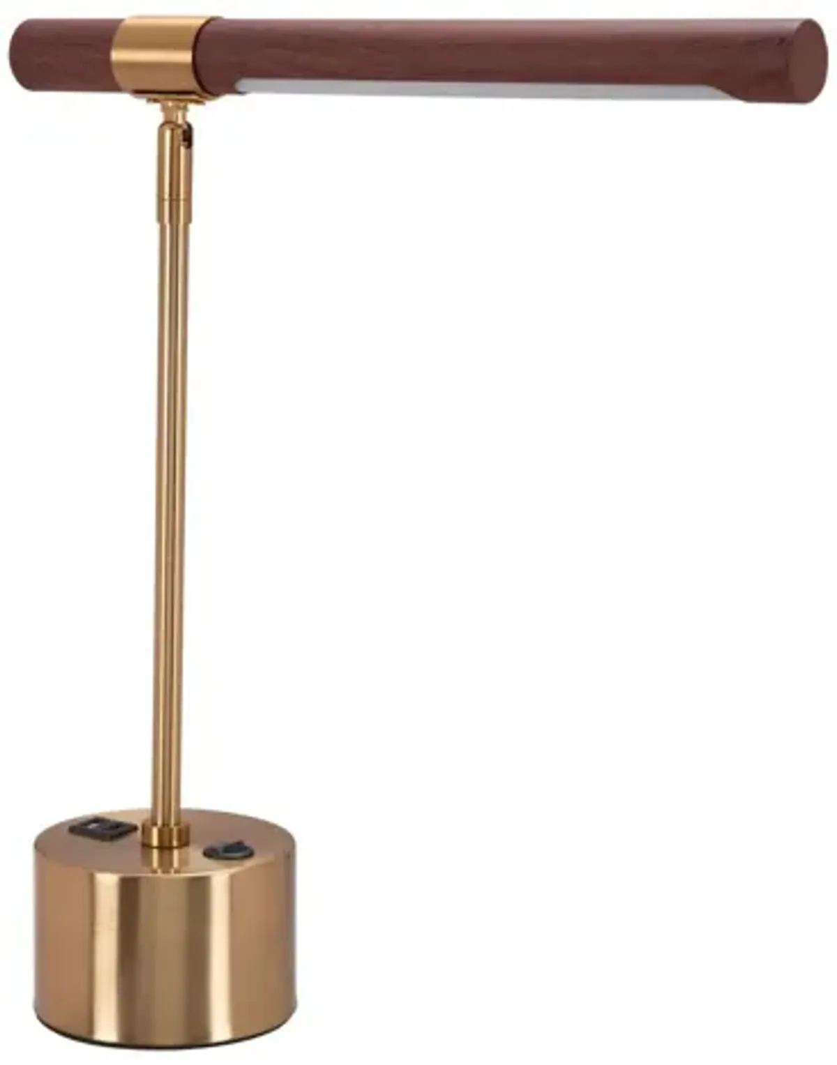 Kippy Table Lamp Brown & Brass