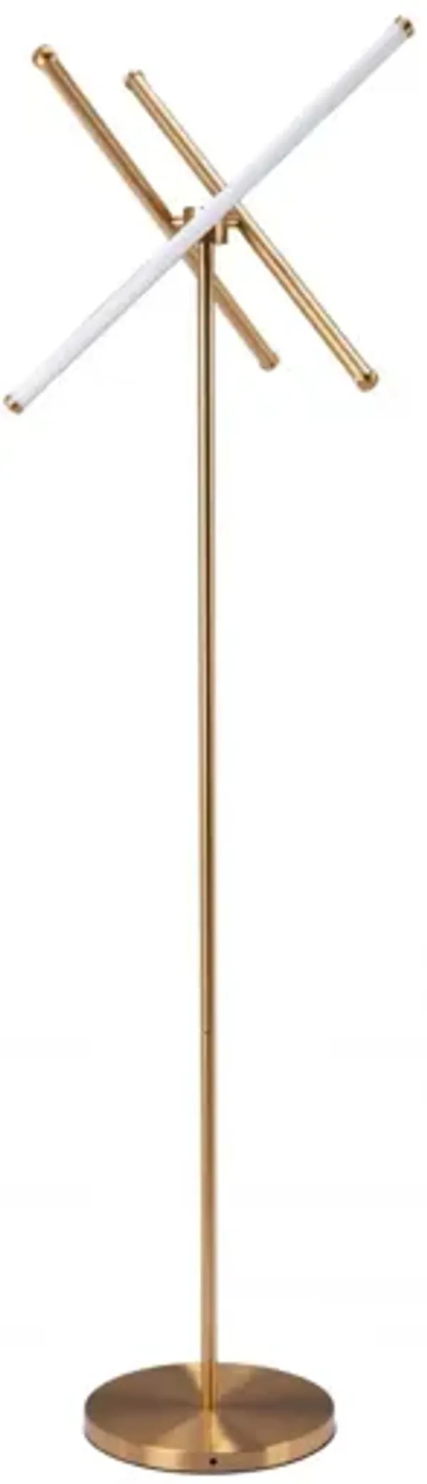 Garza Brass Floor Lamp