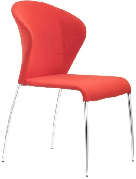 Oulu Tangerine Dining Chair, Set of 4