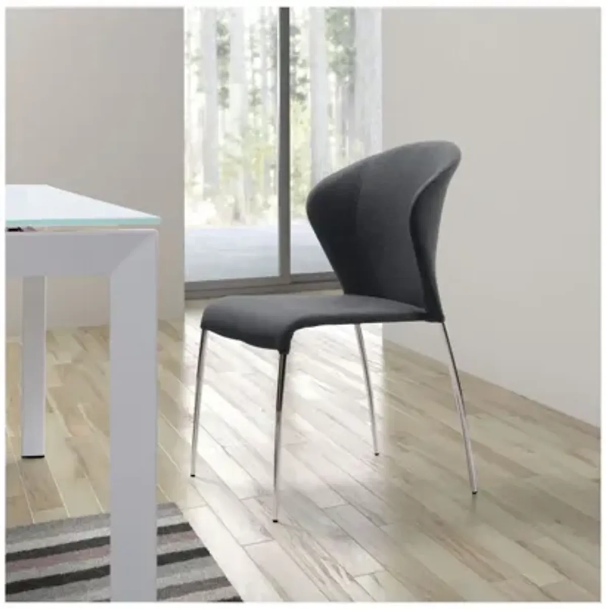 Oulu Graphite Dining Chair, Set of 4