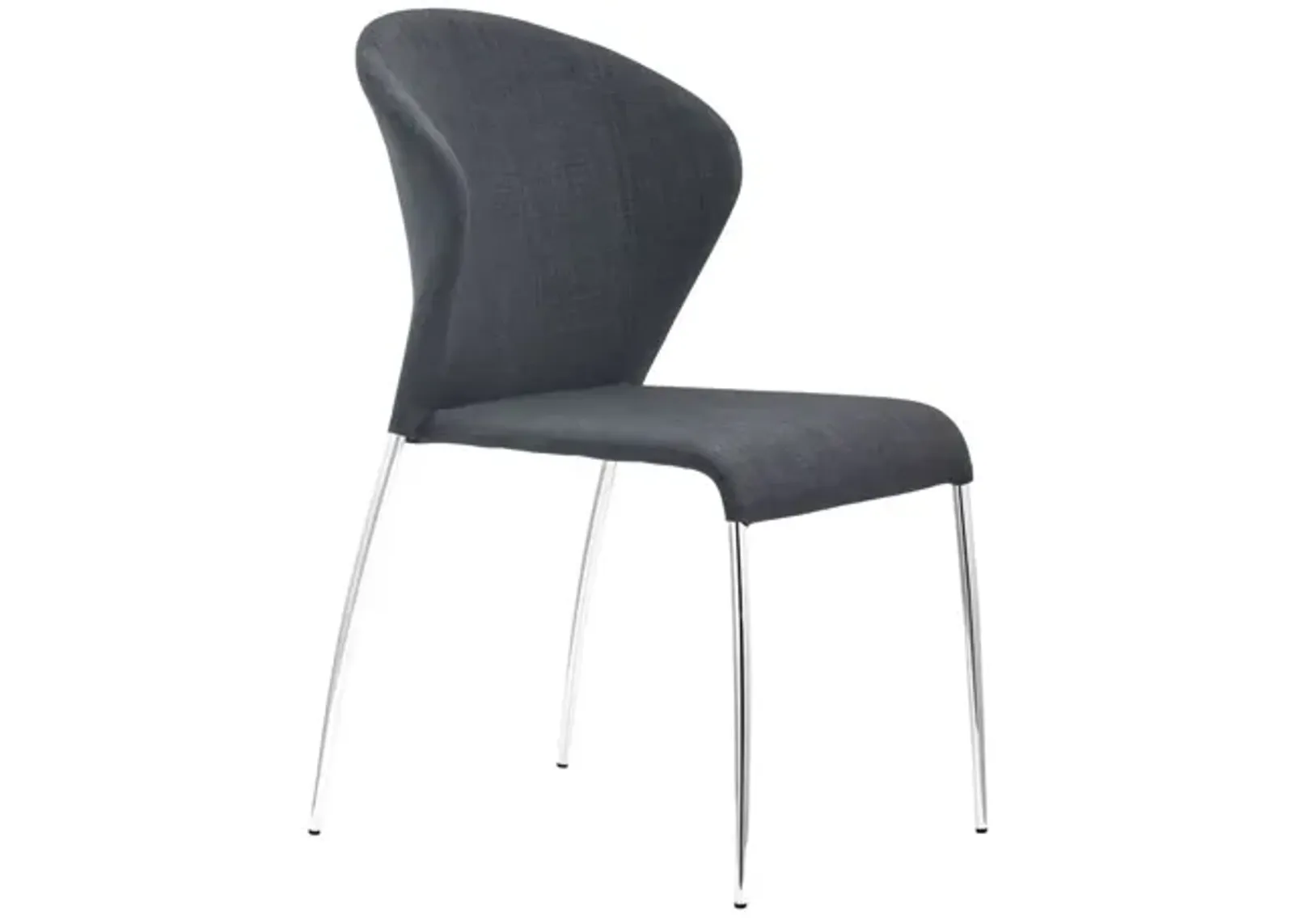 Oulu Graphite Dining Chair, Set of 4