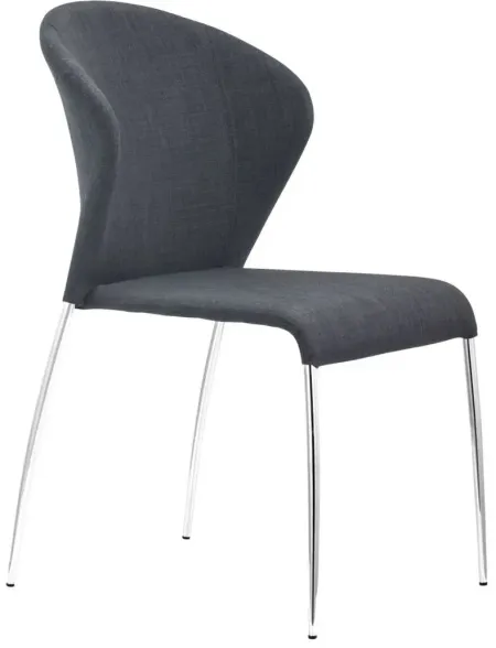 Oulu Graphite Dining Chair, Set of 4
