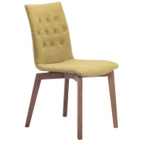 Orebro Pea Green Dining Chair, Set of 2