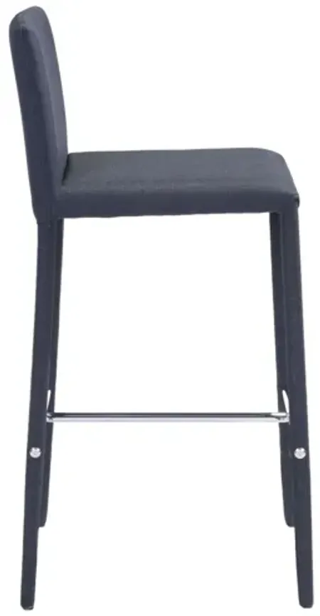 Confidence Black Counter Chair, Set of 2