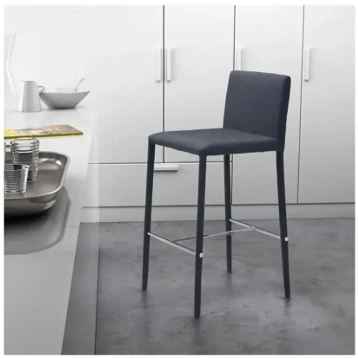 Confidence Black Counter Chair, Set of 2