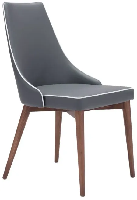 Moor  Dark Grey Dining Chair, Set of 2