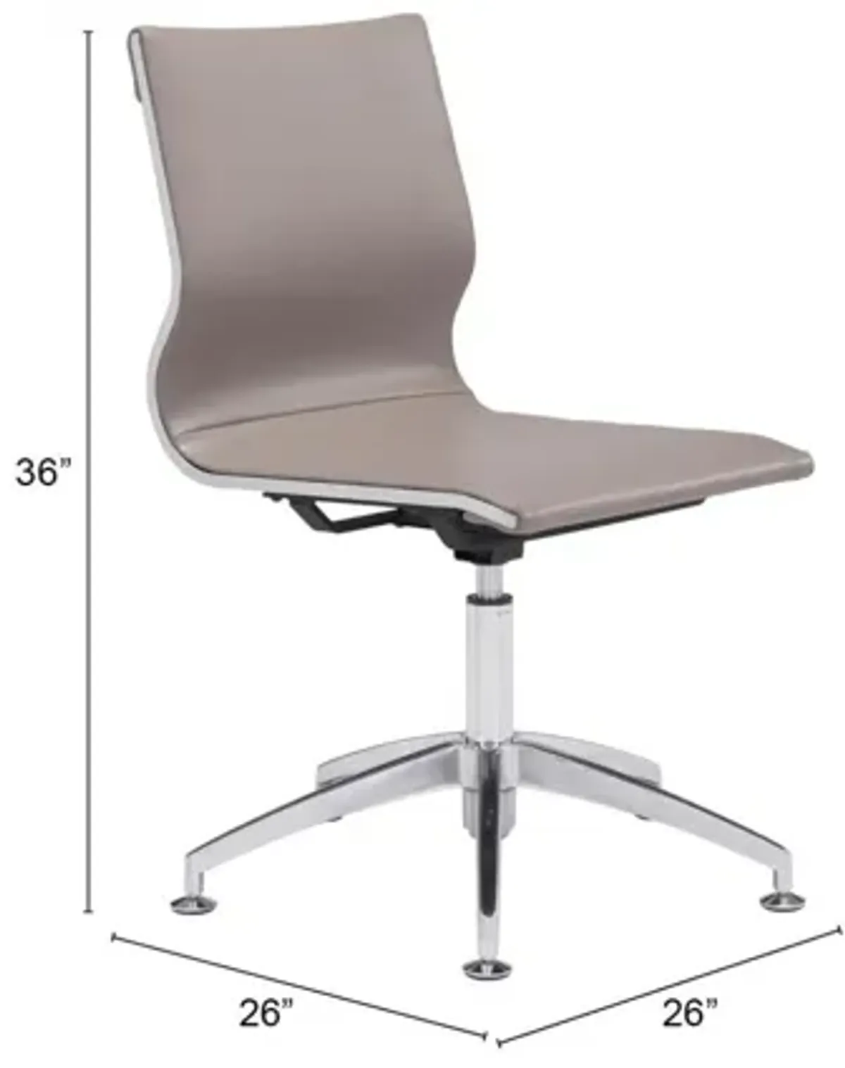 Glider Conference Chair Taupe