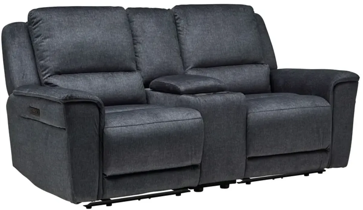 Zane Dual Reclining Console Loveseat