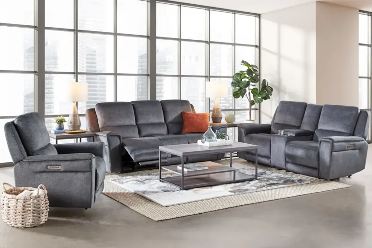 Zane Dual Power Reclining Sofa