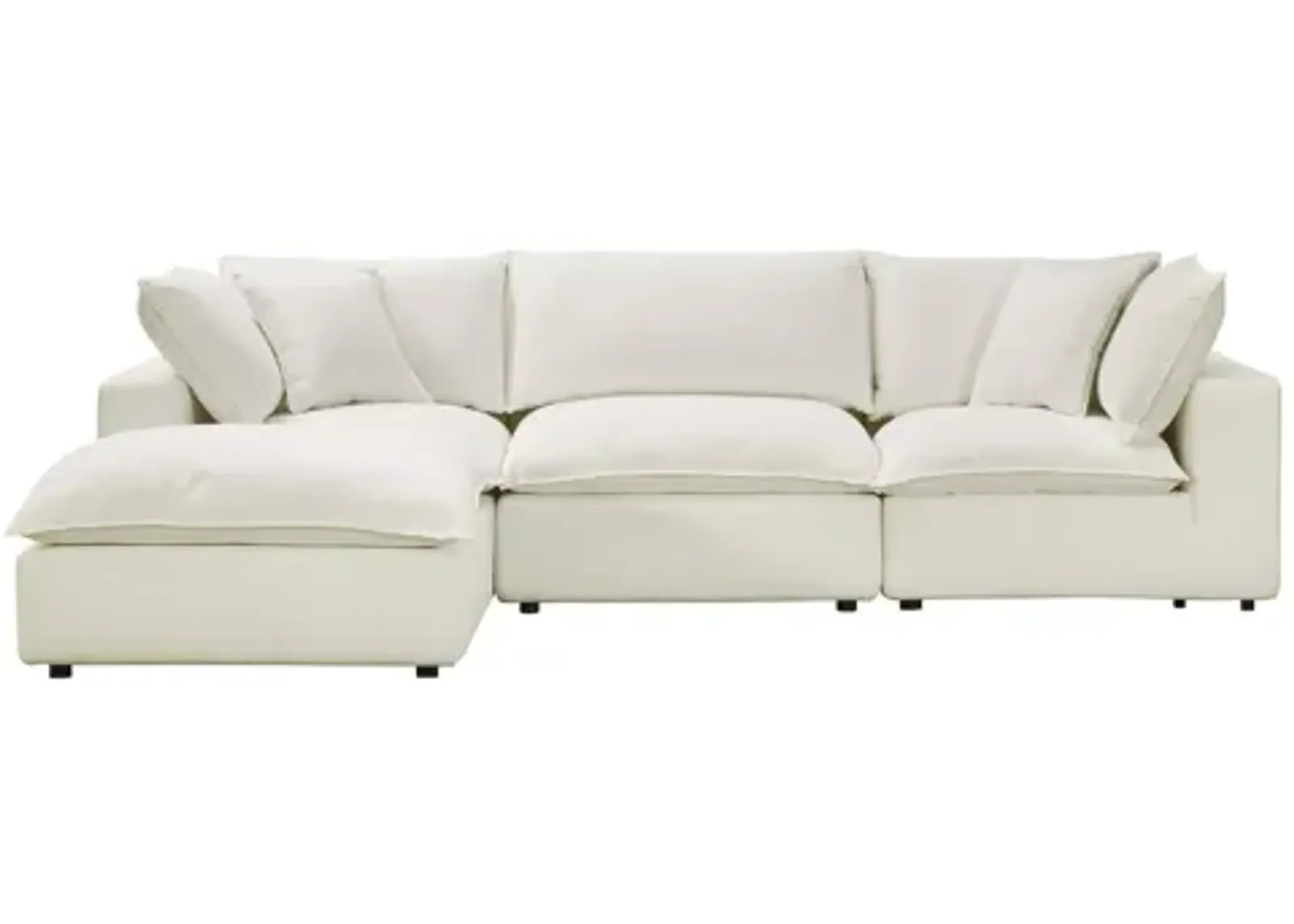 Cali Natural Modular 4 Piece Sectional