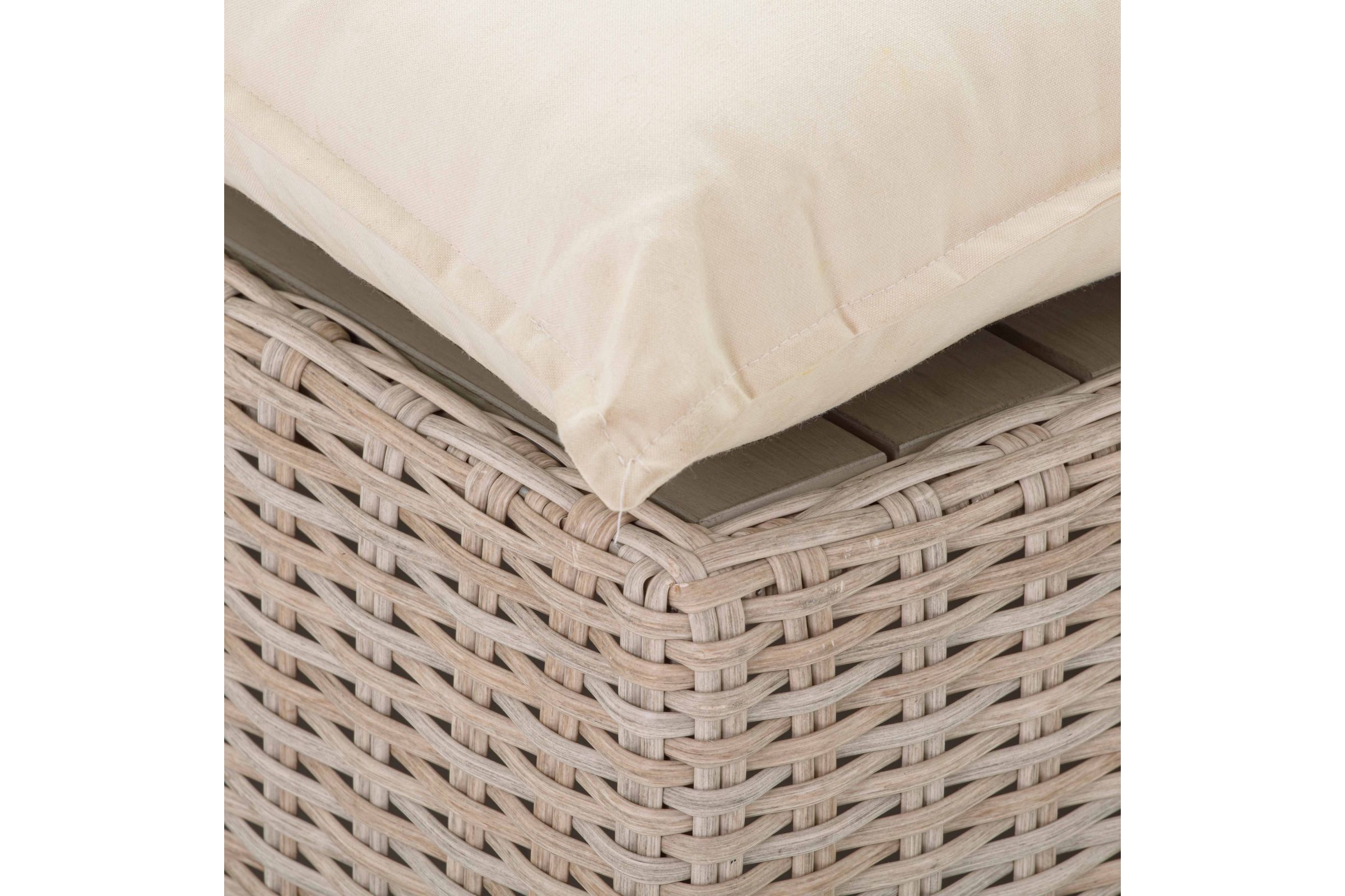 Cali Natural Wicker Outdoor Ottoman