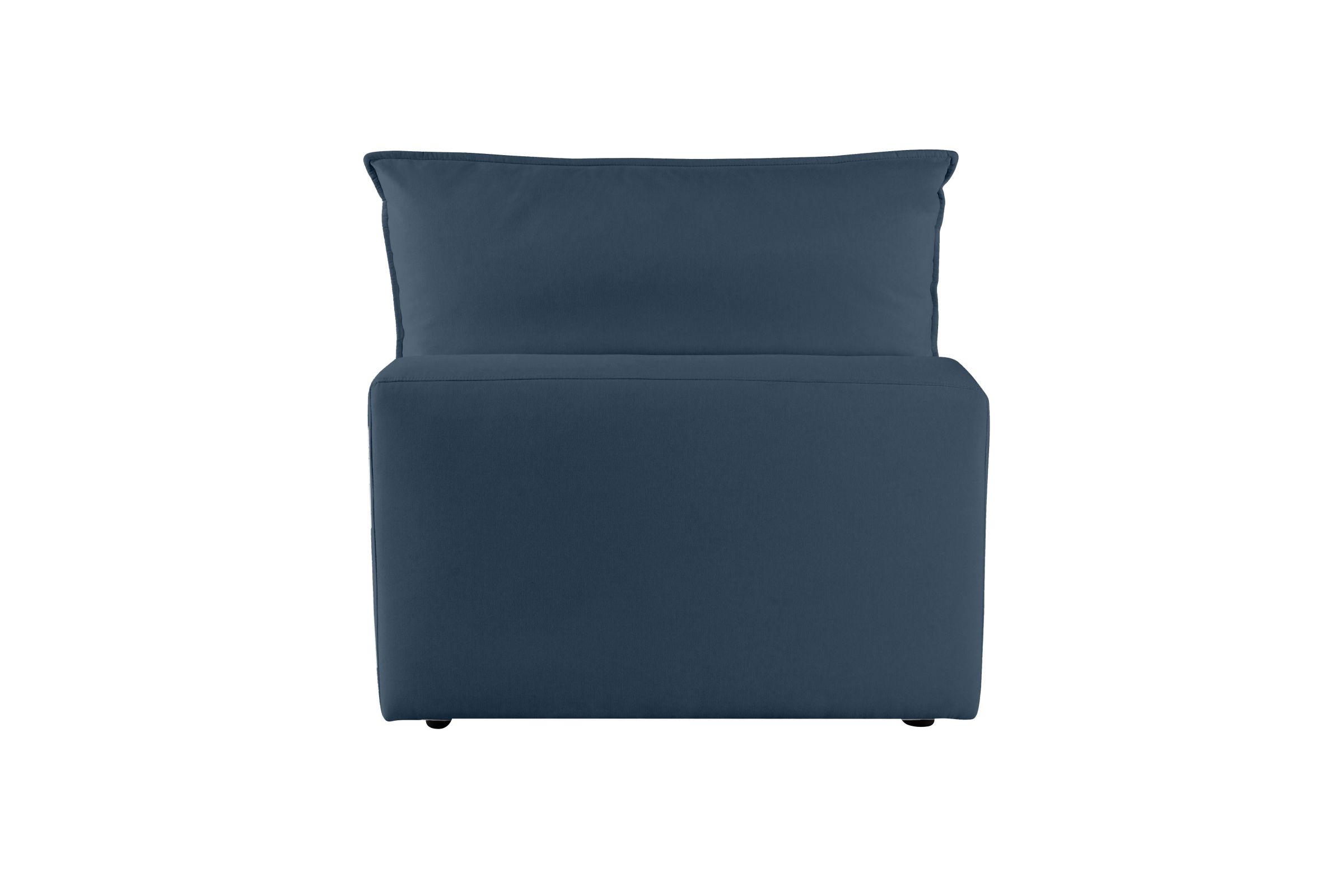 Cali Navy Armless Chair