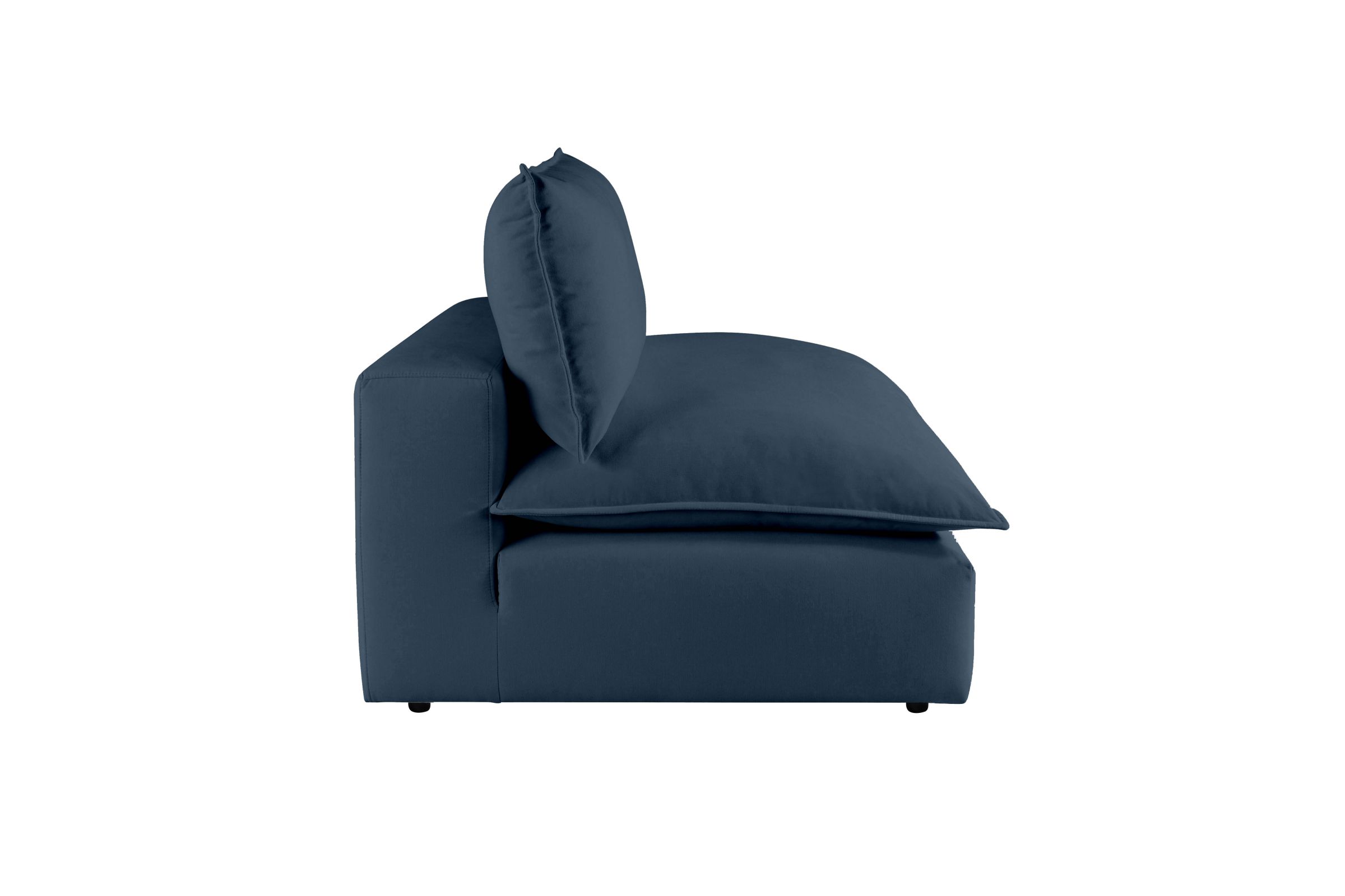 Cali Navy Armless Chair