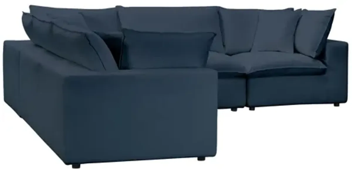 Cali Navy Modular L-Sectional