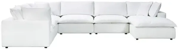 Cali Pearl Modular Large Chaise Sectional