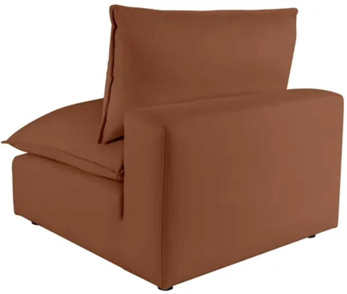 Cali Rust Armless Chair