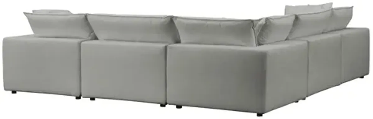 Cali Slate Modular L-Sectional