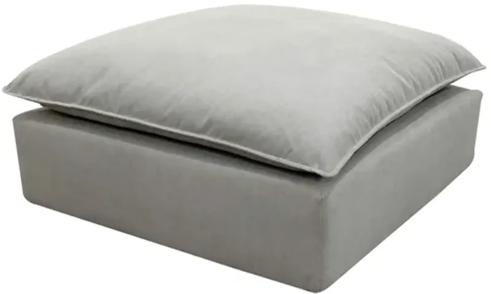 Cali Slate Ottoman