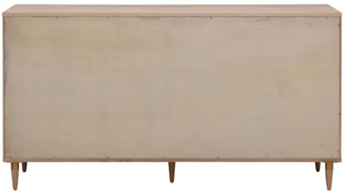 Carmen Cane 6 Drawer Dresser