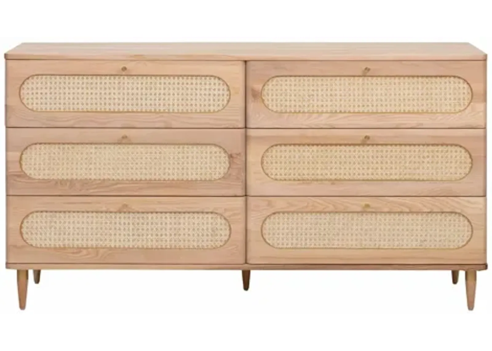 Carmen Cane 6 Drawer Dresser