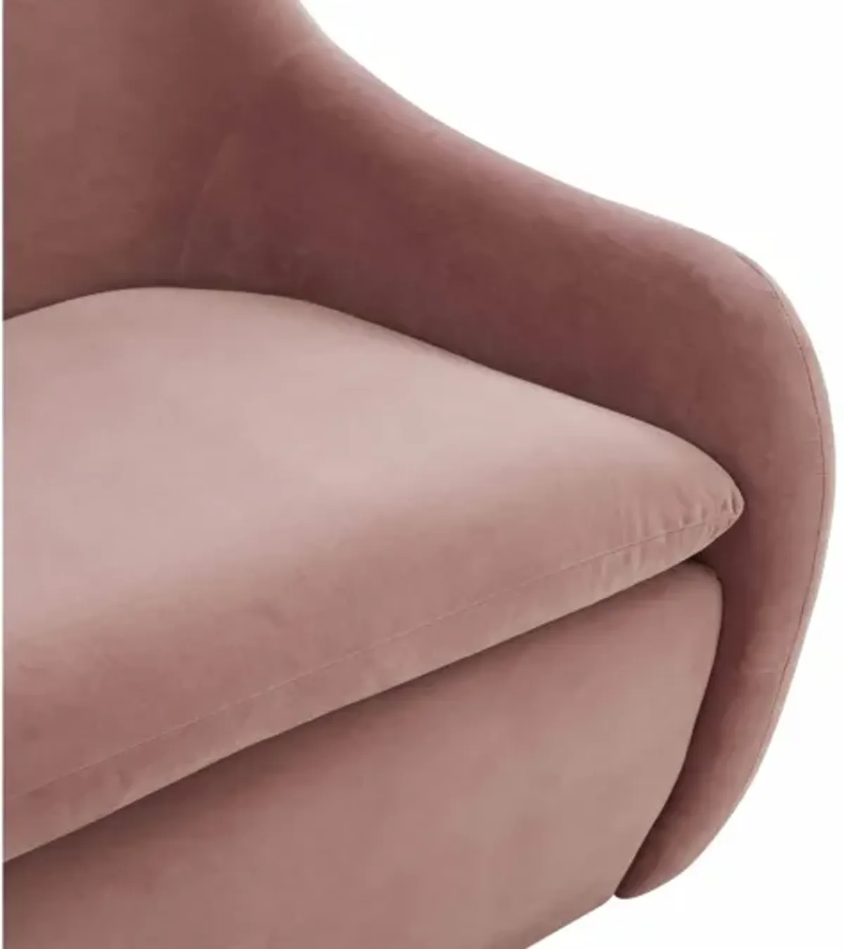 Cellia Mauve Velvet Loveseat