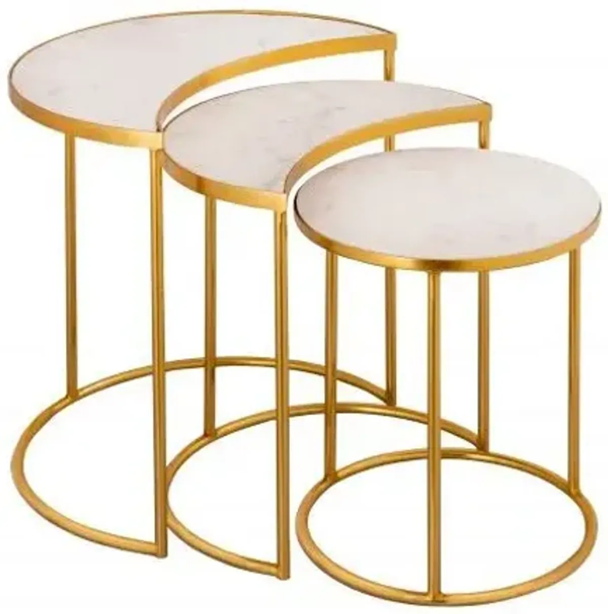 Crescent Nesting Tables