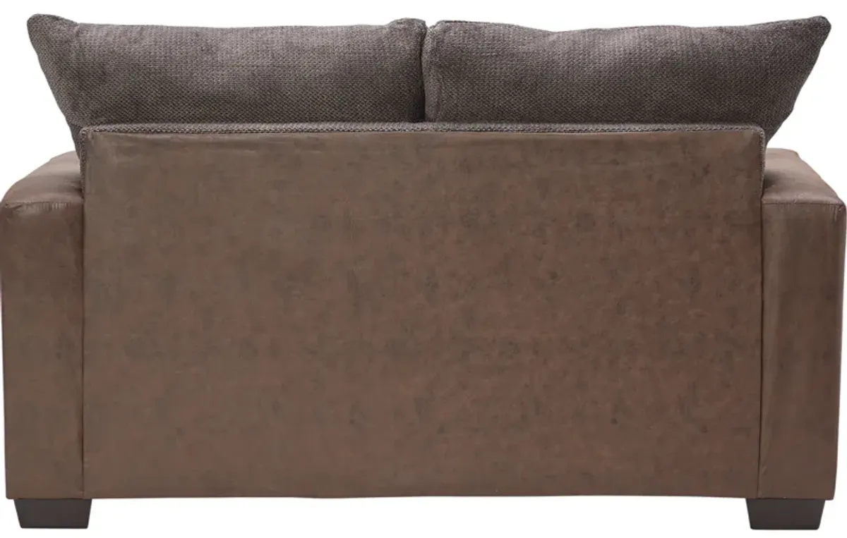 Pax Mocha Loveseat