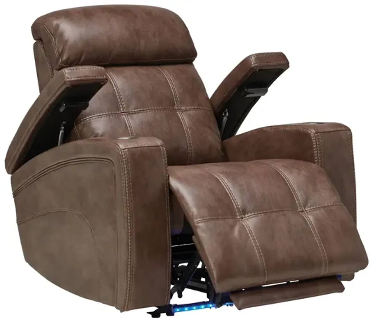 Astro Brown Dual Power Recliner