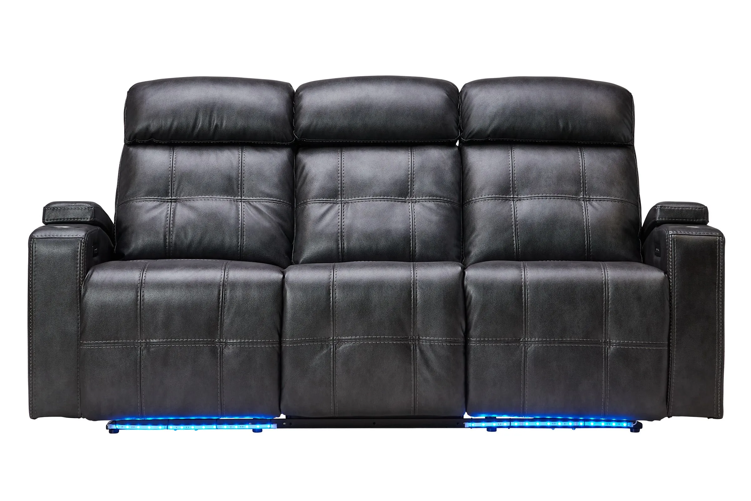 Astro Grey Dual Power Reclining Sofa