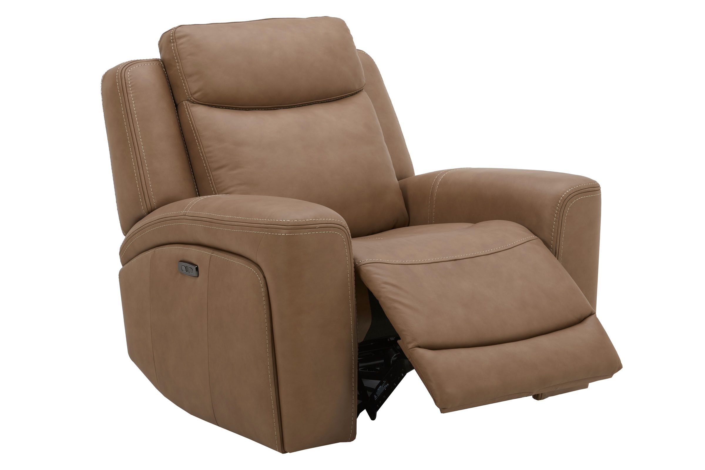 Knox Dual Power Leather Recliner