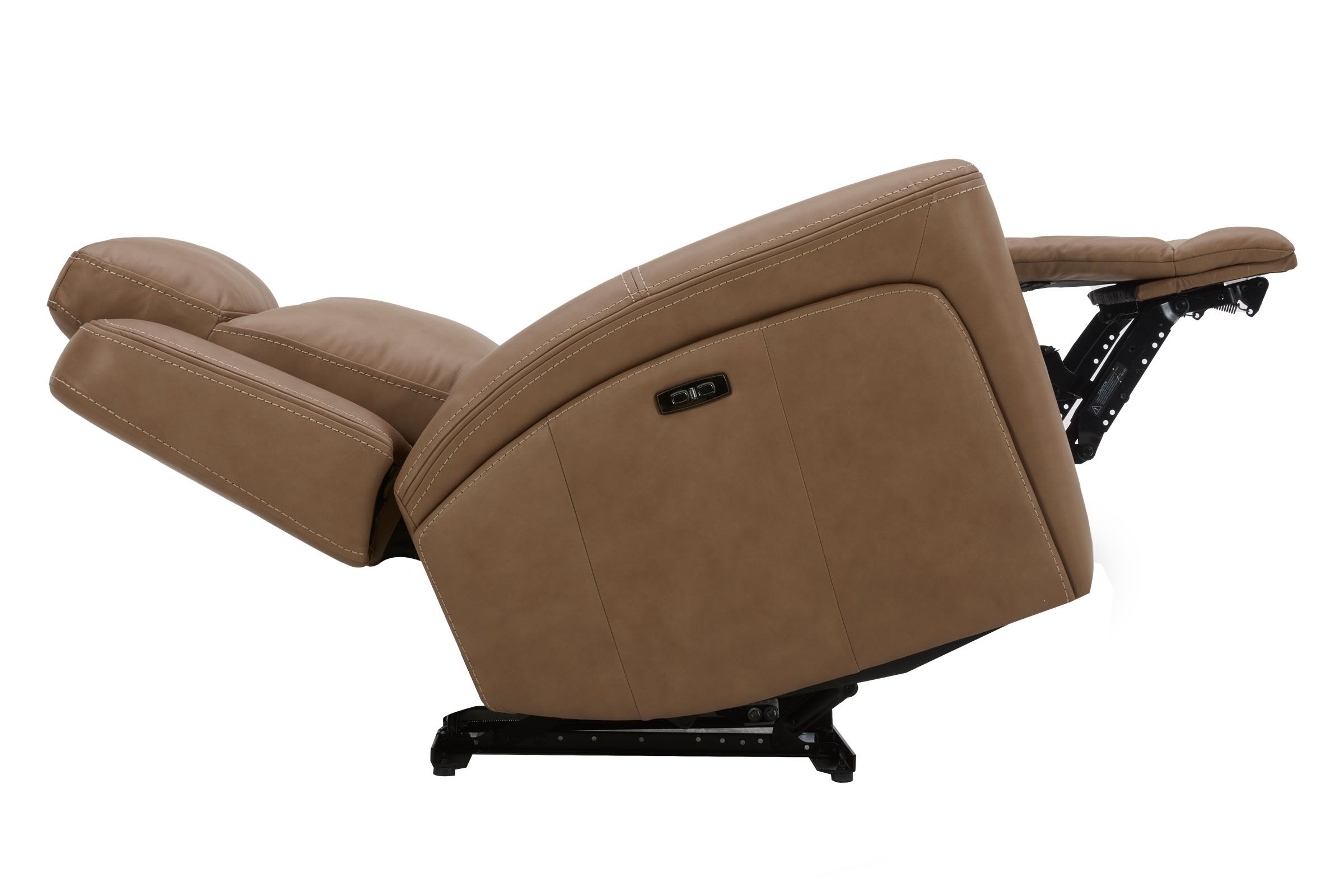 Knox Dual Power Leather Recliner
