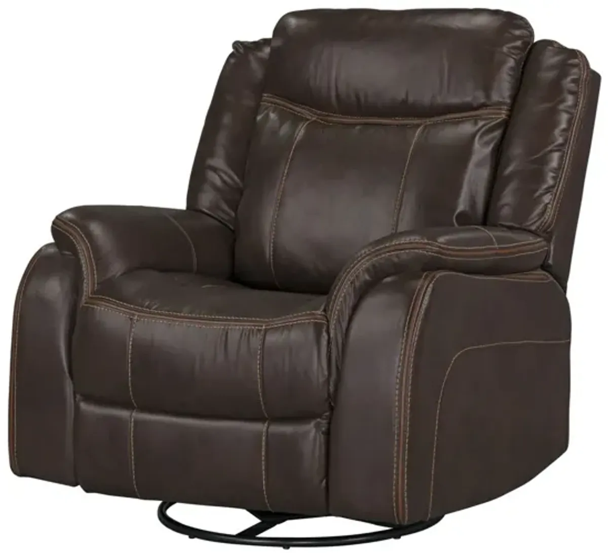 Avalon Chocolate Glider Recliner