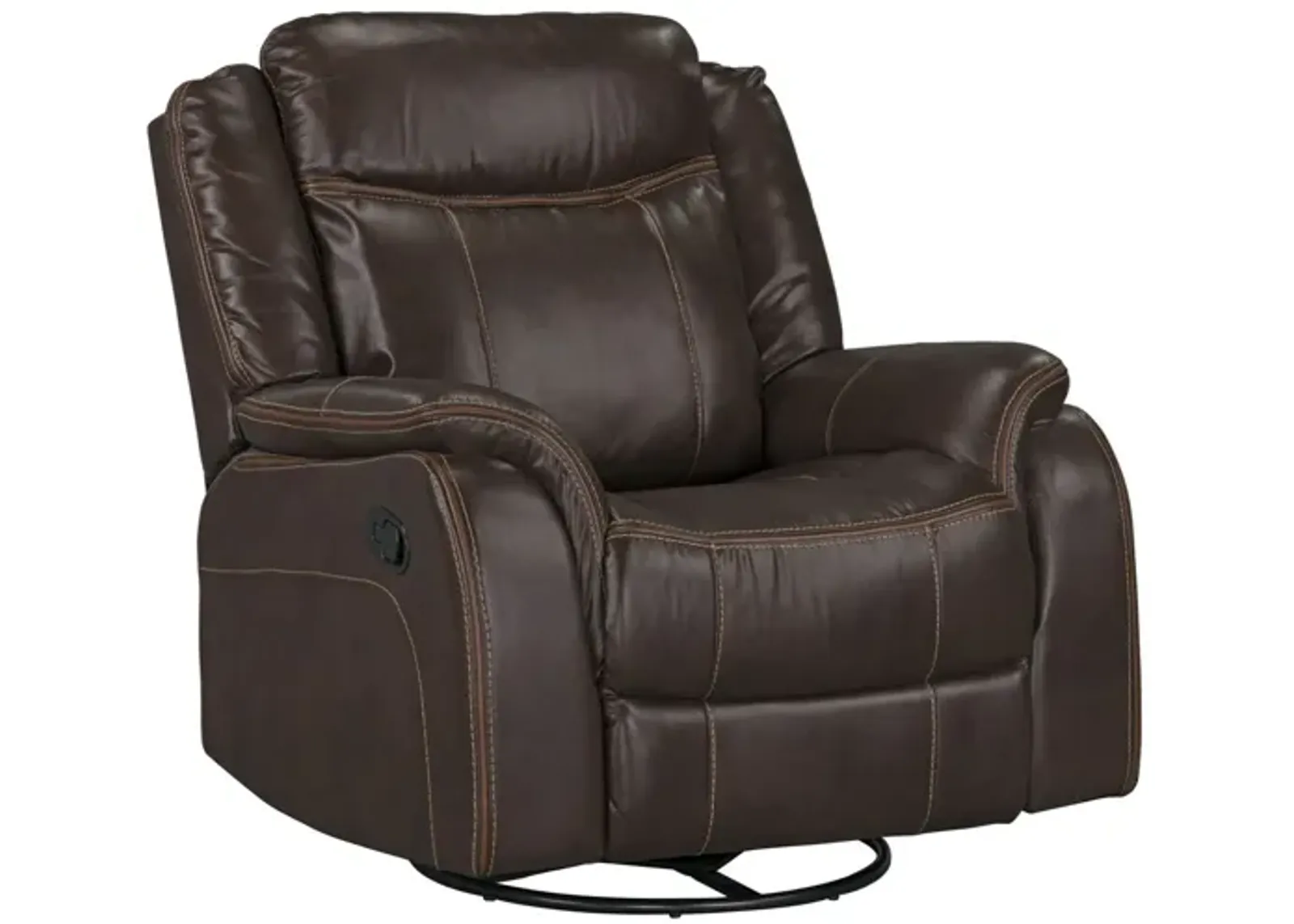 Avalon Chocolate Gliding Recliner