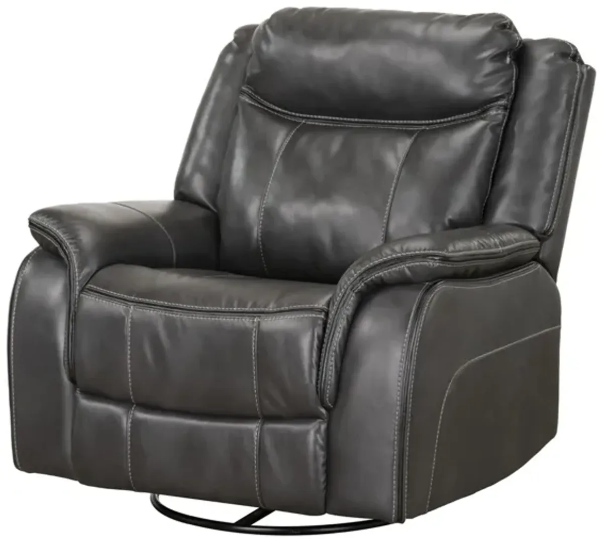 Avalon Charcoal Gliding Recliner