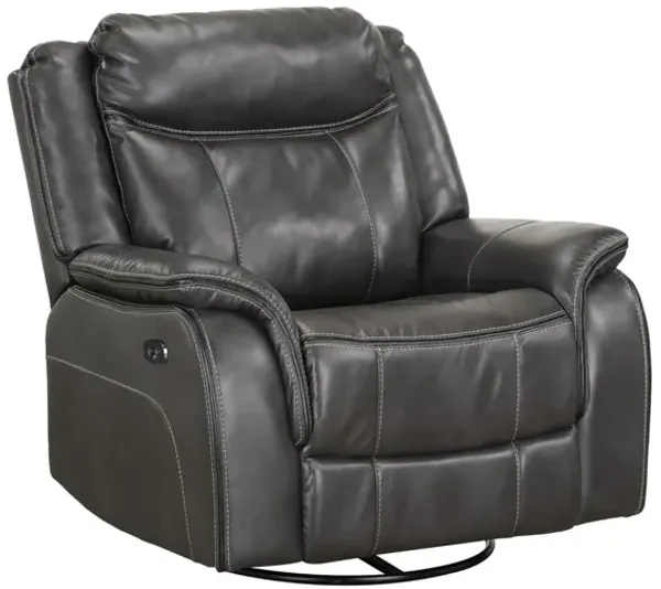 Avalon Charcoal Glider Recliner